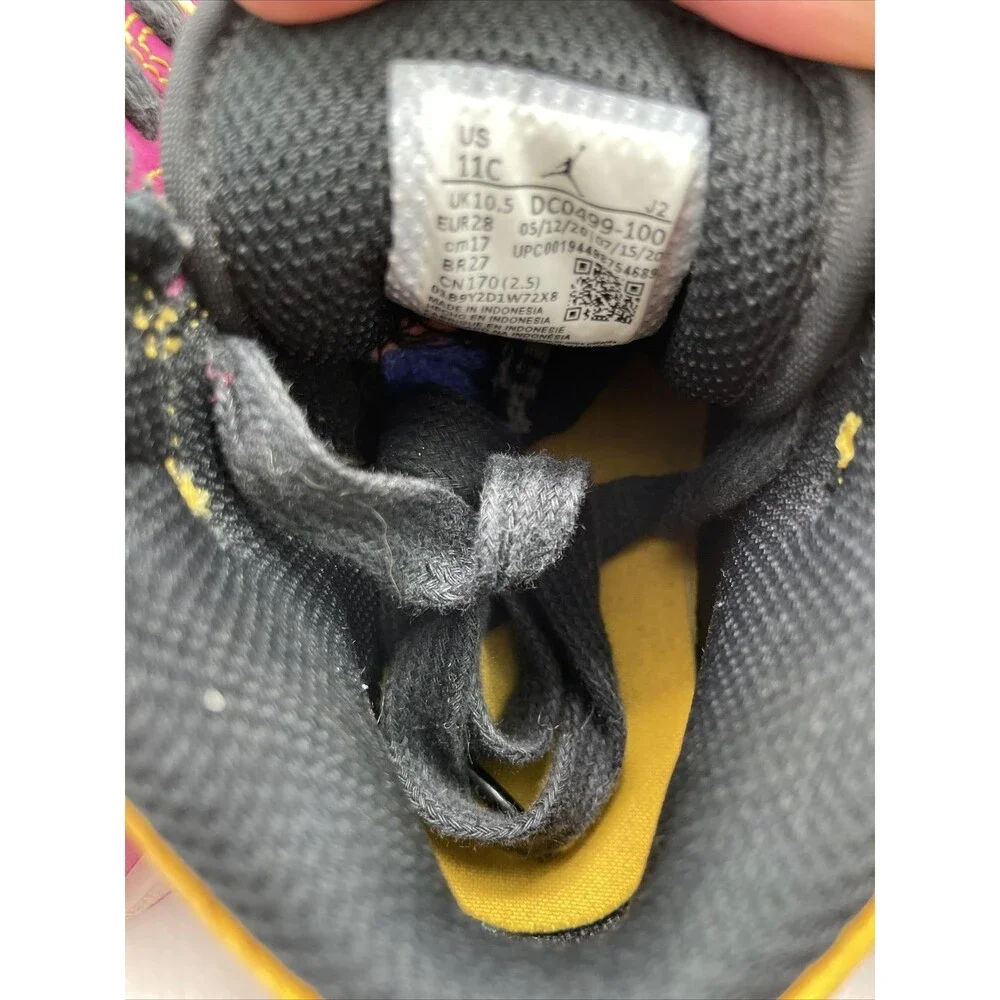 Nike Air Jordan 1 Mid PS Dia de Muertos DC0499-100 White Cactus Flower Gold 11C